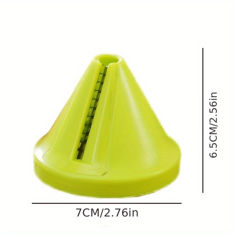 Pelador de verduras y frutas en espiral, herramienta de cocina de mano de plástico