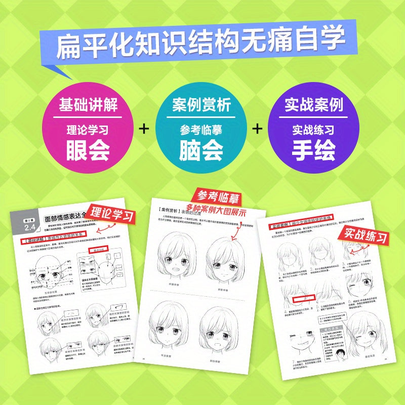 Manga Drawing Guide for Anime Characters in Chinese Paperback 144 Pages