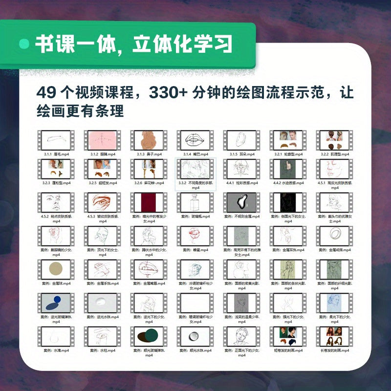 Chinese Digital Art Book for Thick Painted Character Illustrations in Procreate