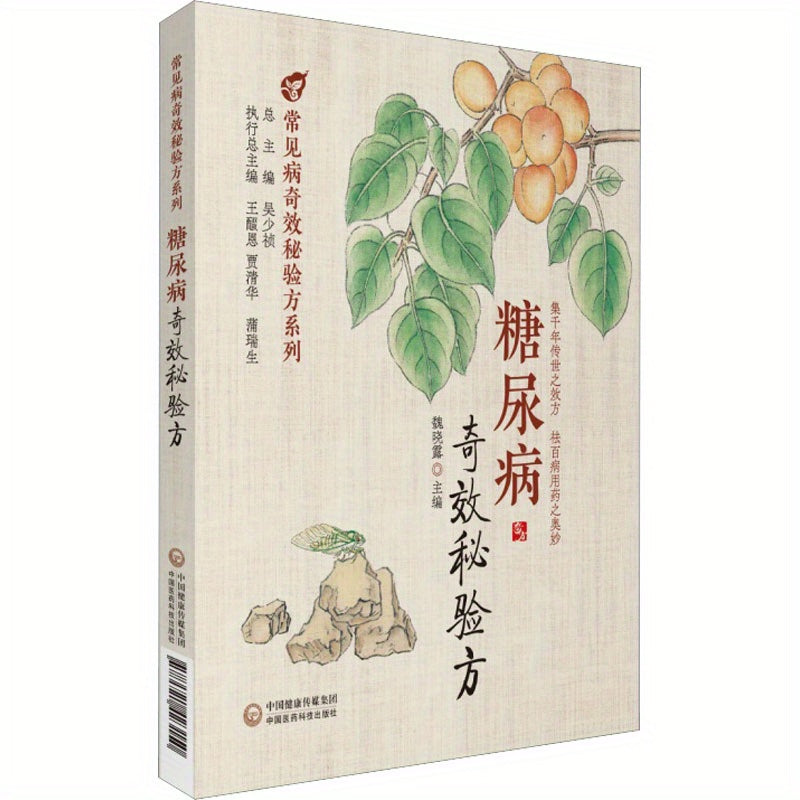 Chinese Language Book on Diabetes Remedies Paperback 276 Pages Simplified Chinese