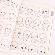 2000 Anime Character Facial Expressions Book in Simplified Chinese for Ages 11+