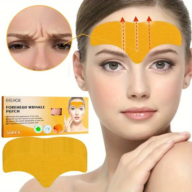 Forehead Wrinkle Patches for Instant Firming and Softening with Plant Squalane and Vitamin C for All Skin Types