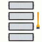 Z10 Pro/L10s Ultra robot tozalagichi uchun beshta yuviladigan chang filtri almashtirish to'plami, plastik pol qo'shimchalari bilan mos keladi.