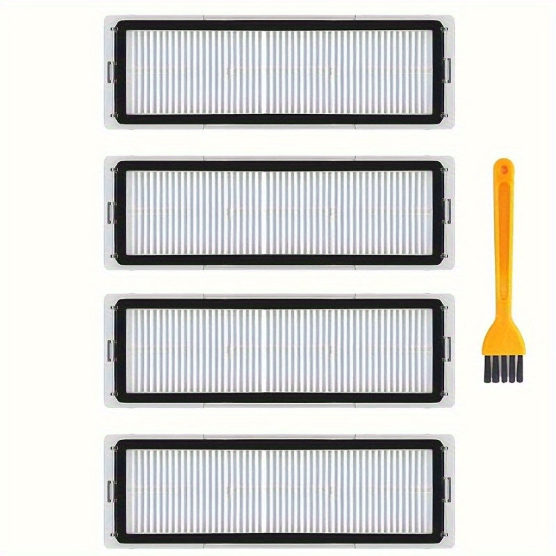 Z10 Pro/L10s Ultra robot tozalagichi uchun beshta yuviladigan chang filtri almashtirish to'plami, plastik pol qo'shimchalari bilan mos keladi.