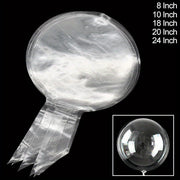 10 Transparent Bubble Balloons 20 Inch for Weddings Birthdays and Events