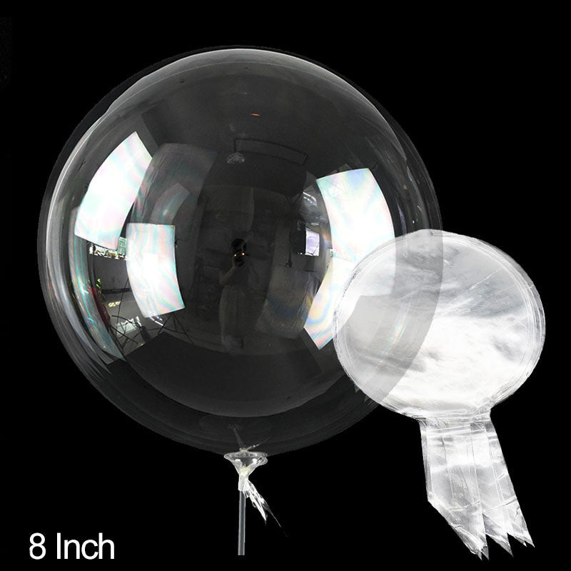 10 Transparent Bubble Balloons 20 Inch for Weddings Birthdays and Events