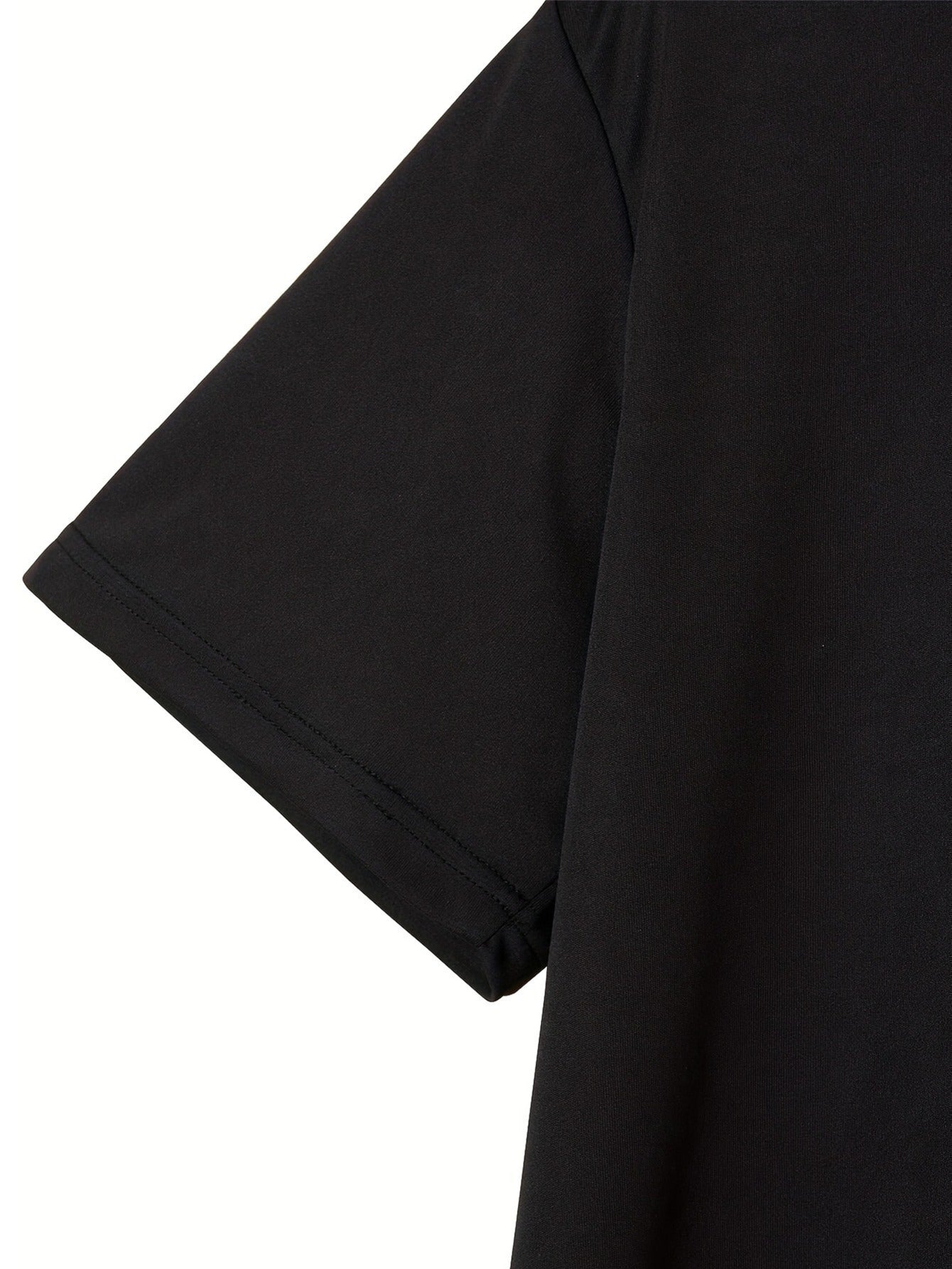 Мужской летний повседневный топ с геометрическим принтом и круглым вырезом из полиэстера, увеличенный размер