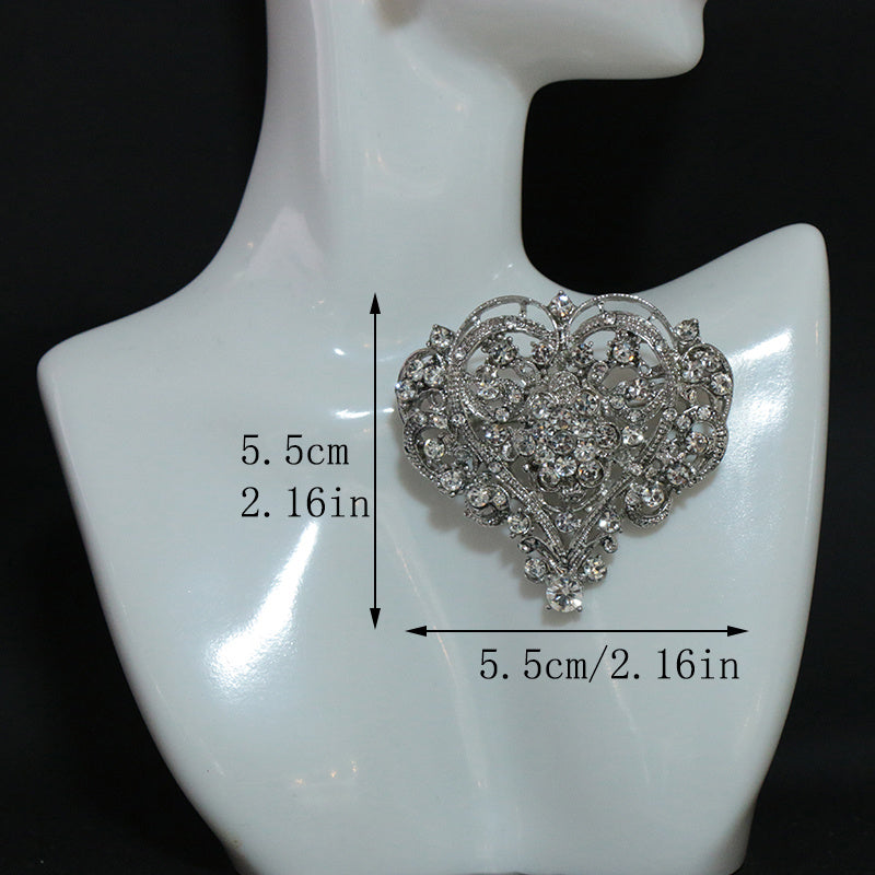 Elegant Rhinestone Pin for Women Jewelry Accessory