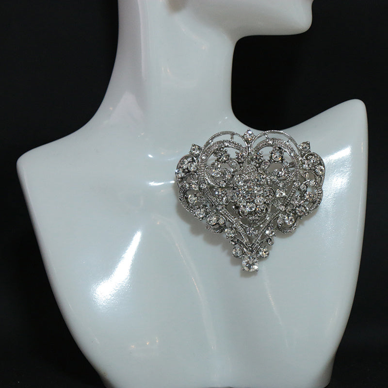 Elegant Rhinestone Pin for Women Jewelry Accessory