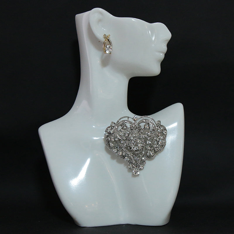 Elegant Rhinestone Pin for Women Jewelry Accessory