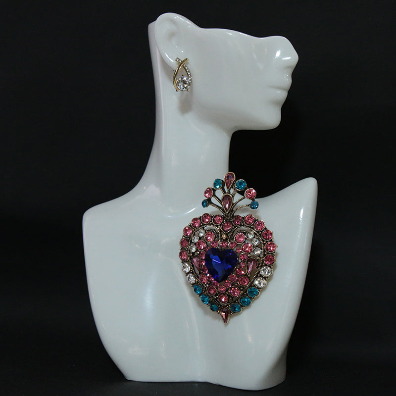 Elegant Rhinestone Brooch Pin for Dresses and Sweaters Jewelry Gift for Women