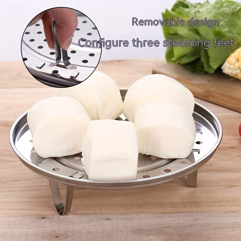 Juego de rejillas de acero inoxidable para vaporizar alimentos, compatible con ollas de 19.99cm, 24cm y 27.99cm