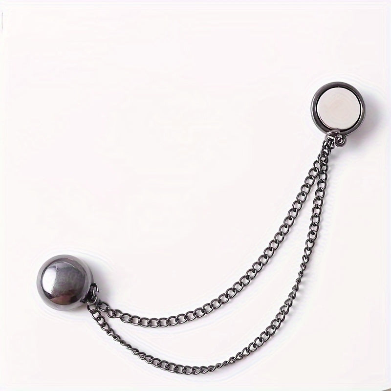 Магнитные зажимы для шарфа для регулировки подола, металл, белый, аксессуары для одежды