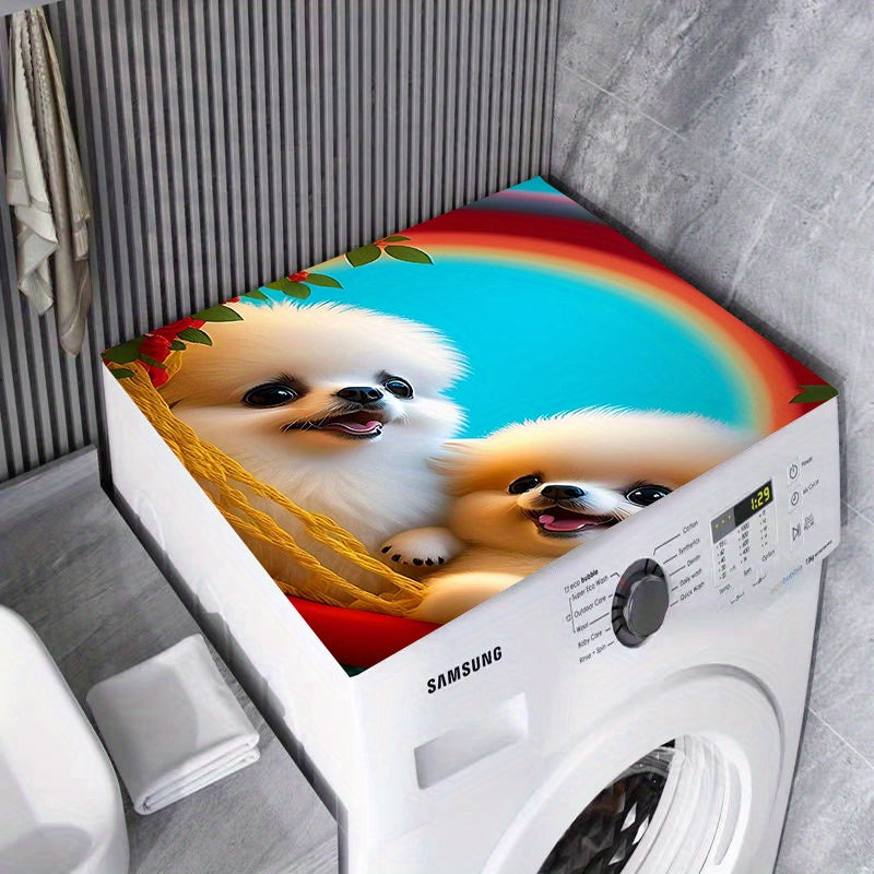 Cubierta impermeable y a prueba de polvo para lavadora, perfecta para frigorífico y decoración del hogar