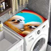 Cubierta impermeable y a prueba de polvo para lavadora, perfecta para frigorífico y decoración del hogar