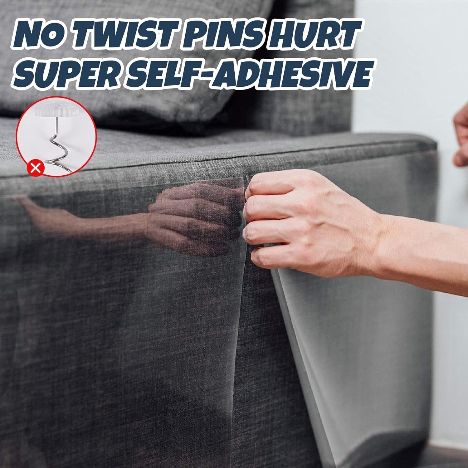 Self-Adhesive Cat Scratch Guard Furniture Protector Safe for Pets 45cm x 300cm