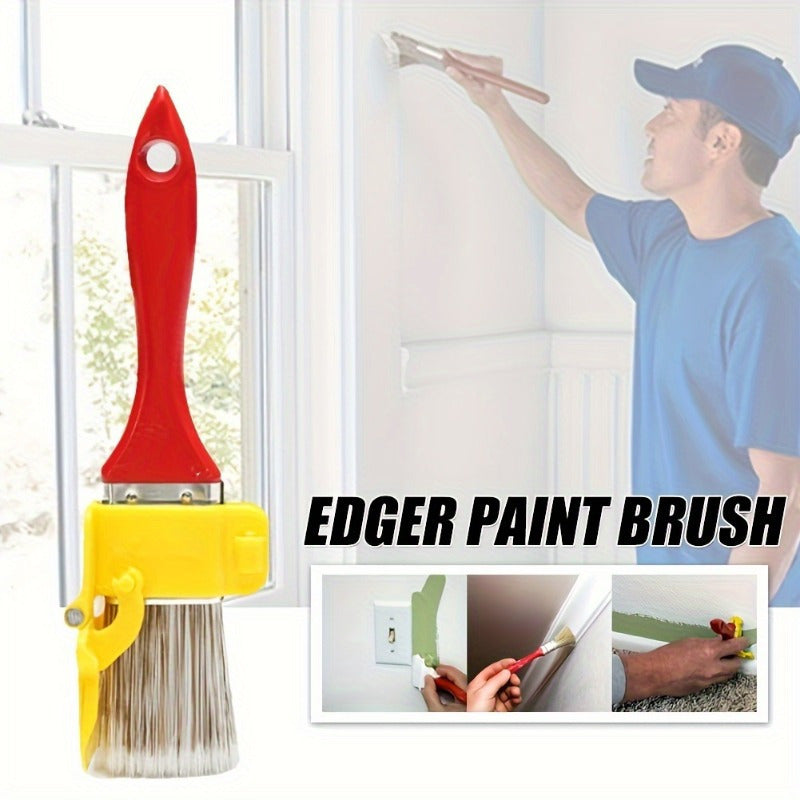 Versatile 2-in-1 Painter's Edge Brush for Edging Walls and Ceilings