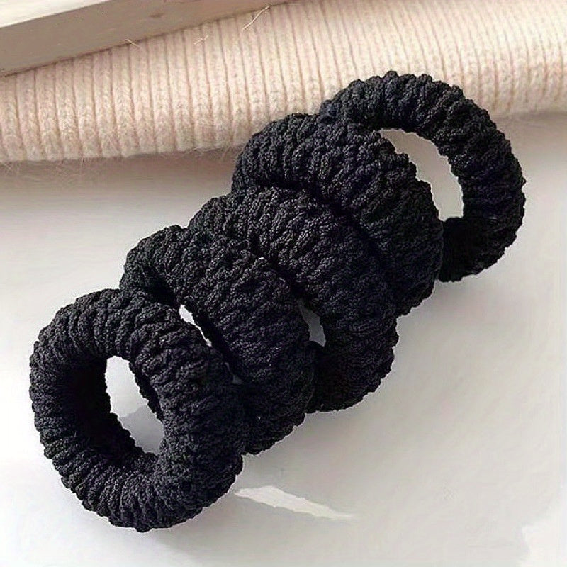 Women's Hair Ties 5/10pcs Elastic Thick High Ponytail Ties Casual Accessories