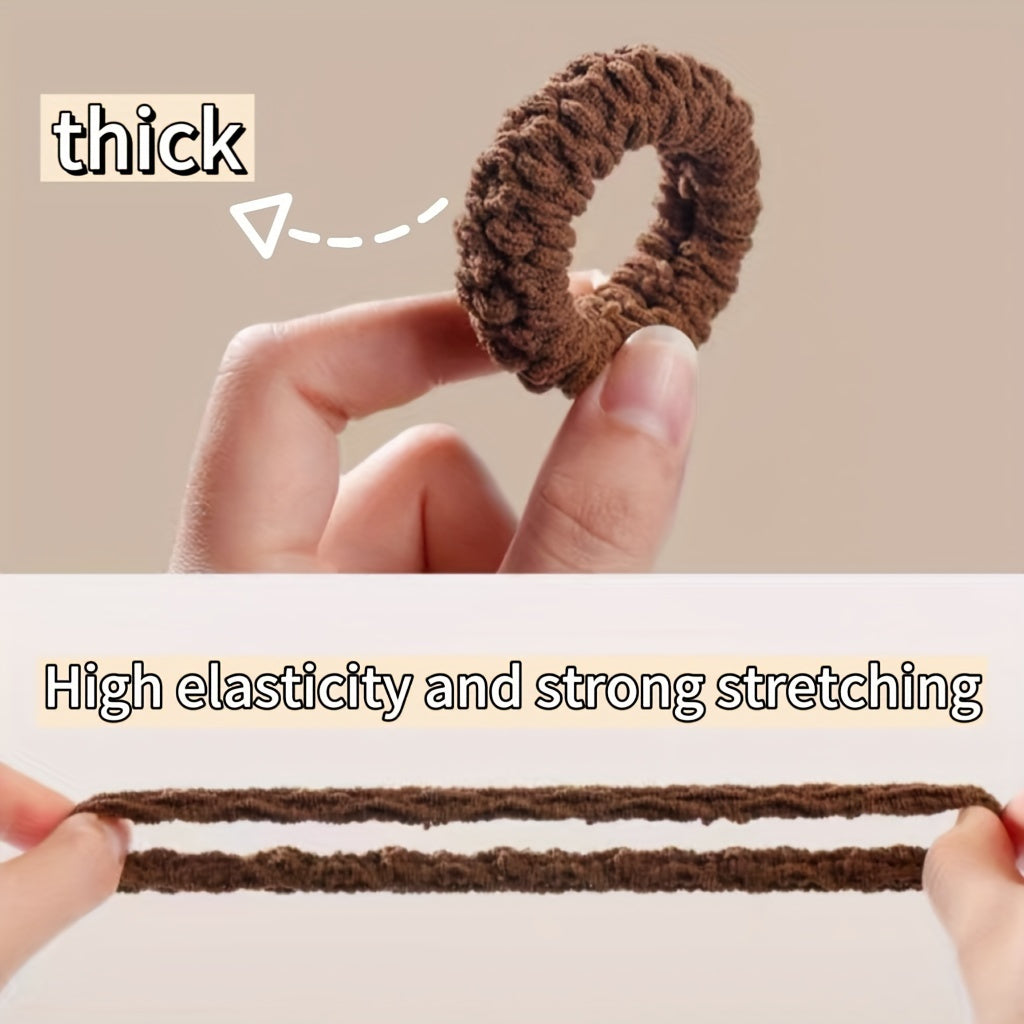 Women's Hair Ties 5/10pcs Elastic Thick High Ponytail Ties Casual Accessories