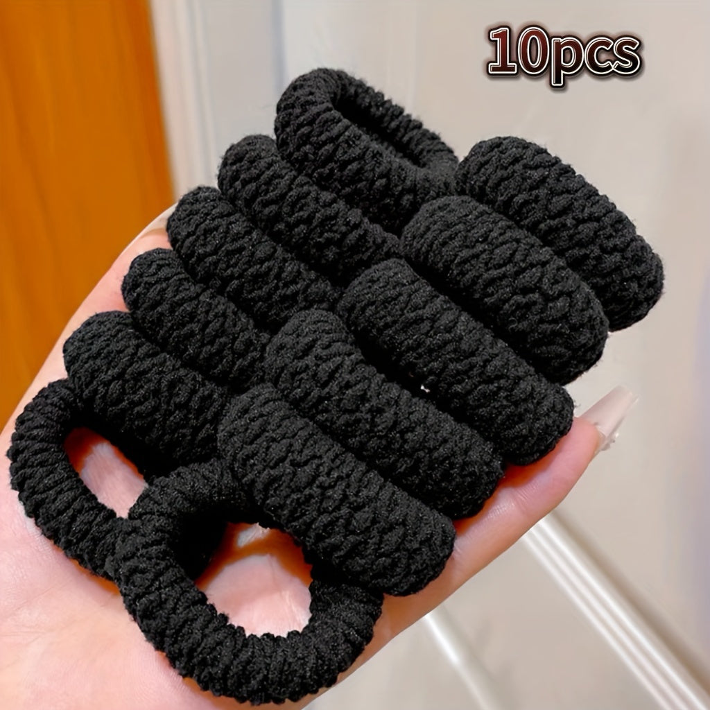 Women's Hair Ties 5/10pcs Elastic Thick High Ponytail Ties Casual Accessories