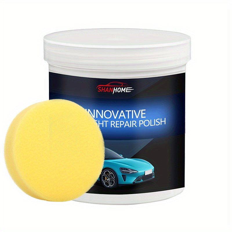 Kit de restauración de faros de coche, pulido, eliminación de arañazos para una mejor visibilidad