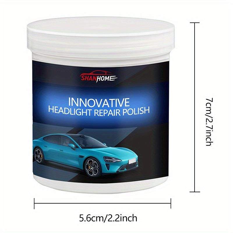 Kit de restauración de faros de coche, pulido, eliminación de arañazos para una mejor visibilidad