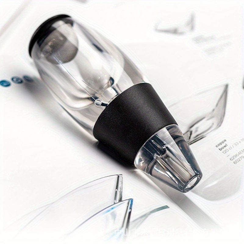 Aerador de vino decantador de plástico premium para una rápida oxigenación de vinos tintos y blancos