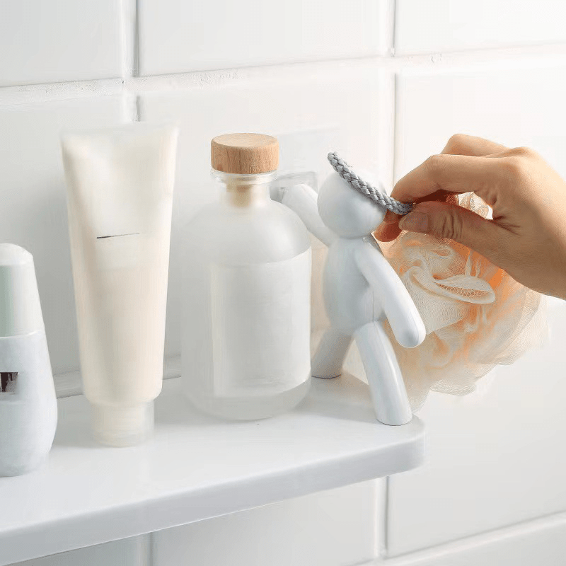 2 ta oson o'rnatiladigan, teshik ochmasdan o'rnatiladigan oshxona va hammom uchun countertop javonlar to'plami, jozibali figura dizayni bilan ko'p qatlamli plastik saqlash tokchasi - kosmetikalar, idishlar va materiallar uchun ixcham tashkilotchidir.