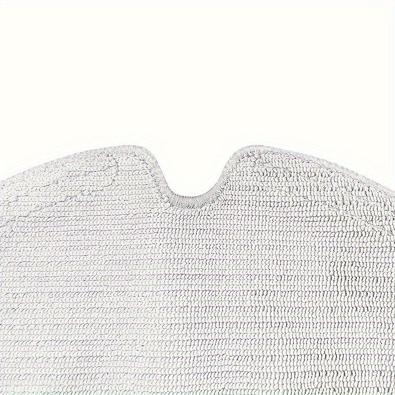 Set of 4 Microfiber Mop Pads for Robotic Vacuum Cleaners, Reusable, Easy to Attach