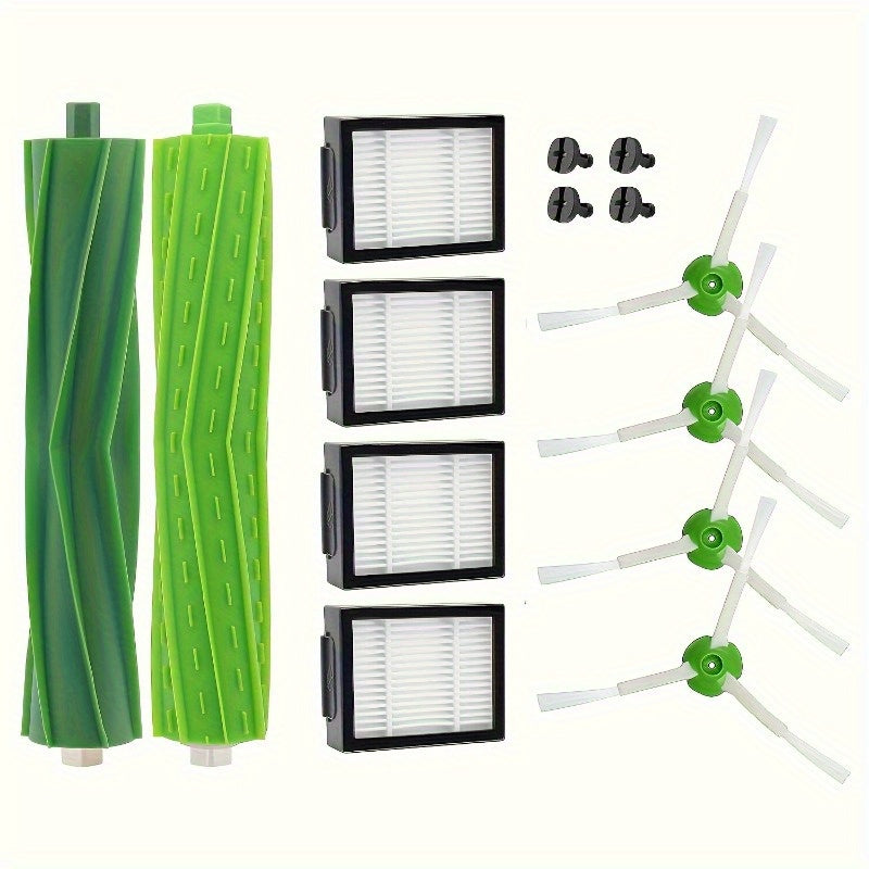 Vacuum Cleaner Accessories 10-Pack Multi-Surface Rubber HEPA Filters Side Brushes