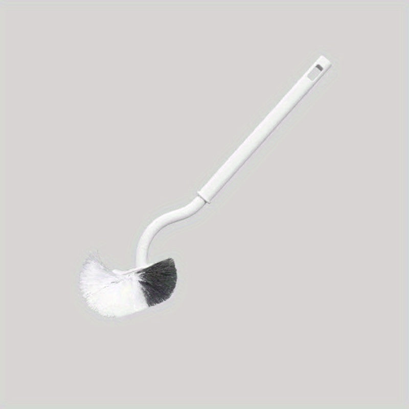 Japanese Style Toilet Brush with Plastic Bristles for Bathroom Cleaning