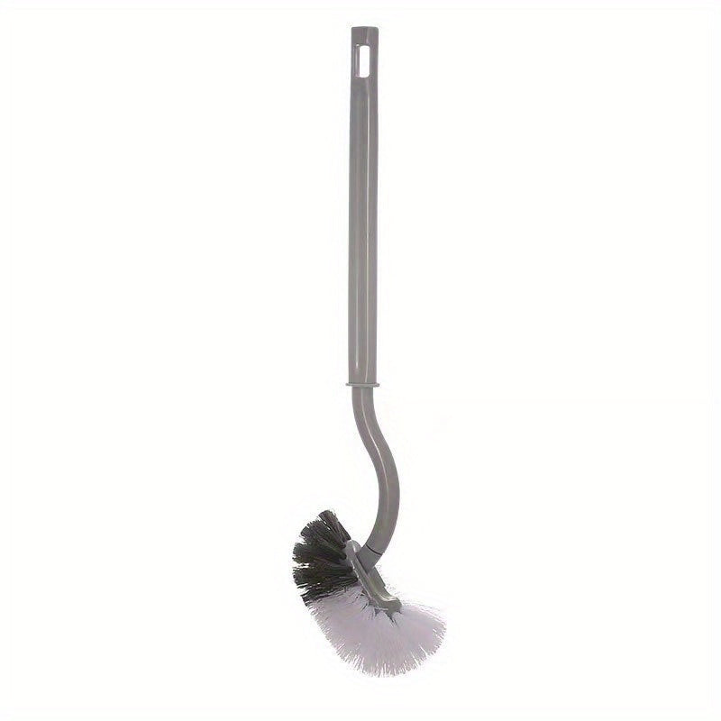 Japanese Style Toilet Brush with Plastic Bristles for Bathroom Cleaning