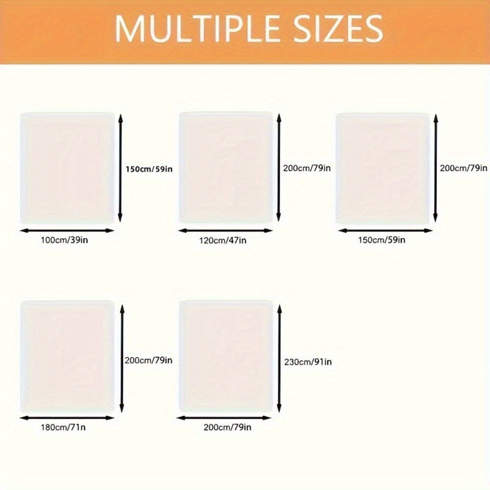 Pink Floral Print Flannel Blanket Soft Cozy Multi-Use for Home Travel Camping