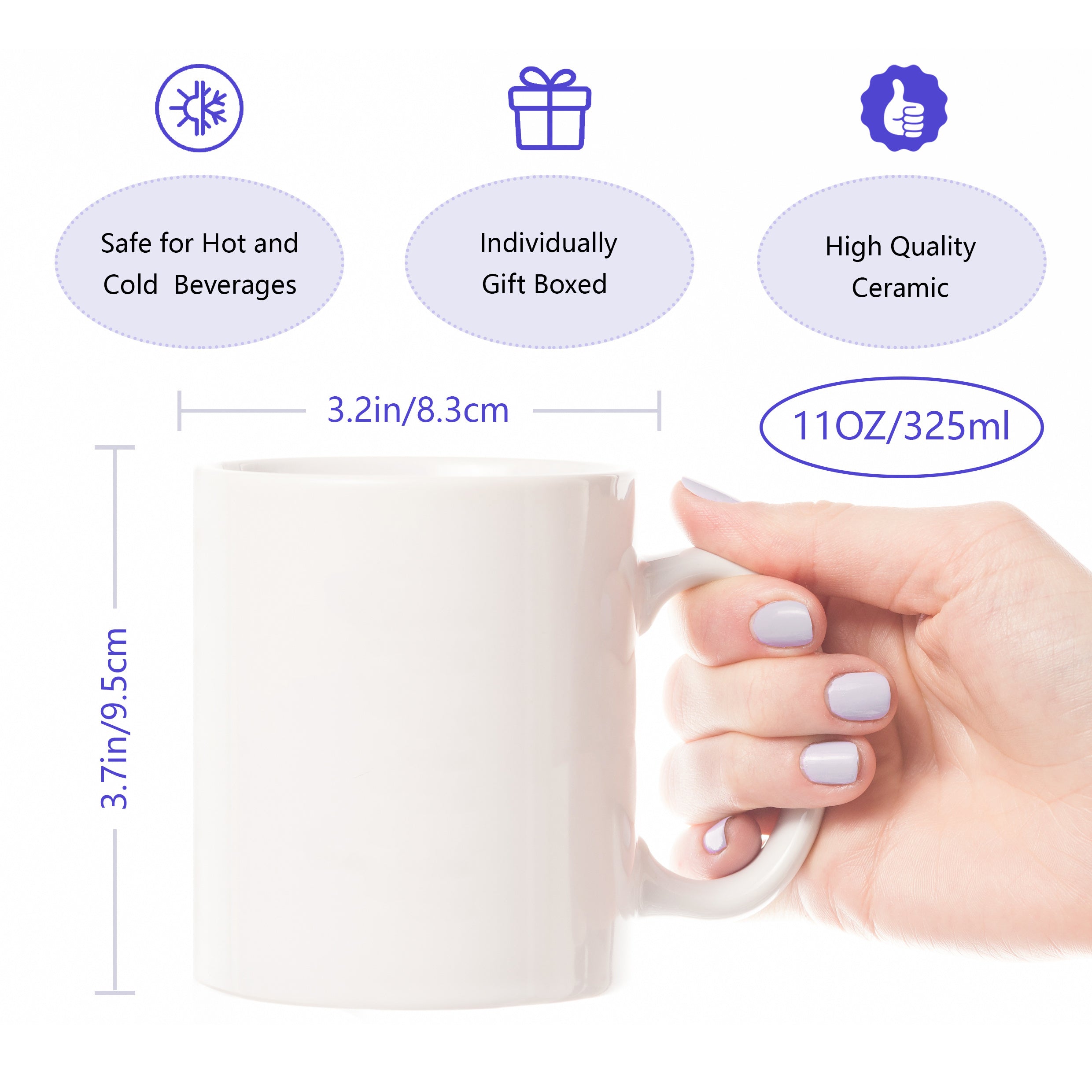 11oz Ceramic Coffee Mug with German Love Message Hand Wash Only Gift for Spouses