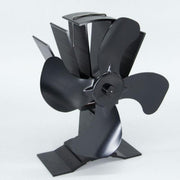 Portativ 4-pichoqli alyuminiy yog'och pechka aylantiruvchi - Elektr energiyasi talab qilinmaydi, magnit issiqlik bilan ishlaydi, kaminda fan