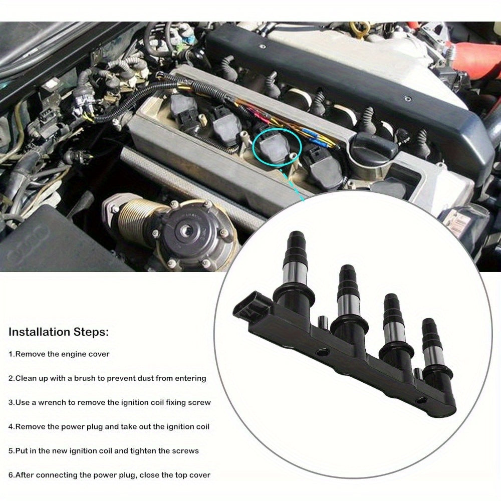 Chevrolet Cruze Sonic Aveo uchun 1.6L 1.8L L4 dvigatellari uchun ishga tushirish bobini to'plami