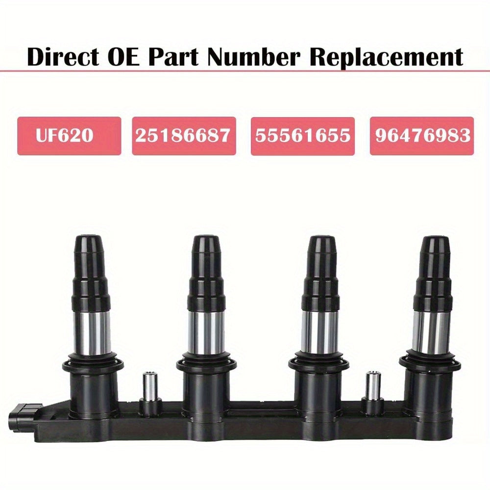 Катушка зажигания для двигателей L4 объемом 1.6L 1.8L для Chevy Cruze Sonic Aveo