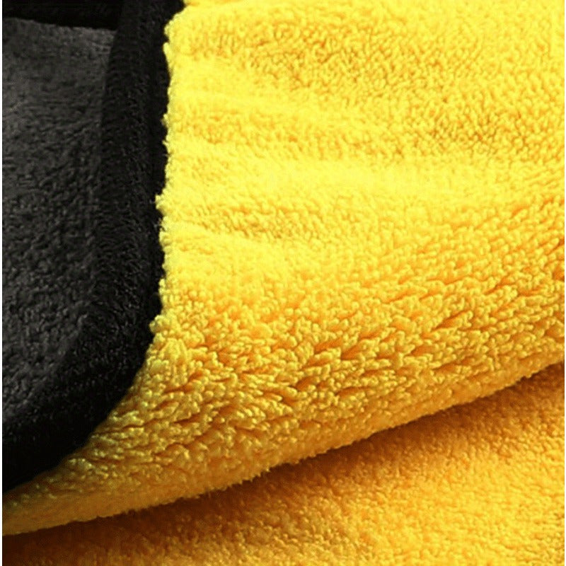 Multi-Purpose Microfiber Cleaning Cloths for Car and Home, Double-Sided, Thickened