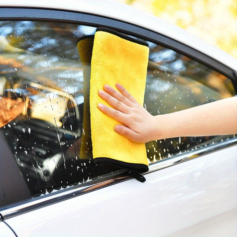Multi-Purpose Microfiber Cleaning Cloths for Car and Home, Double-Sided, Thickened