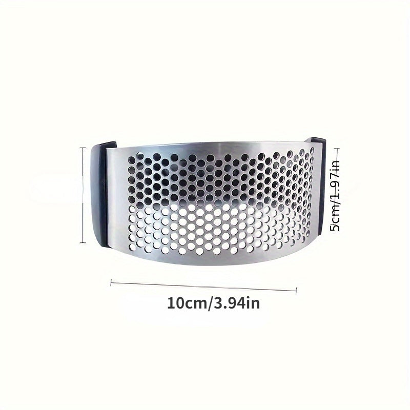 Zinapoyali sarimsoq siqish, oson maydalash uchun, ochiq havoda dam olish, sayohat, lagerda qolish va kichik yashash joylari uchun ideal.