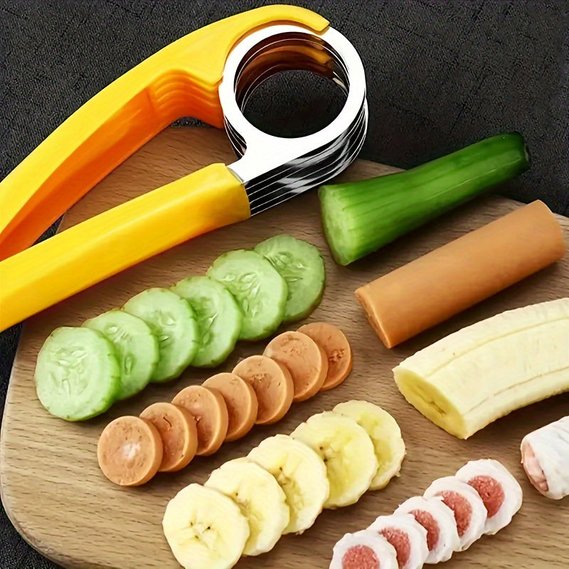 Kitchen Gadget Stainless Steel Fruit and Vegetable Slicer for Efficient Cutting