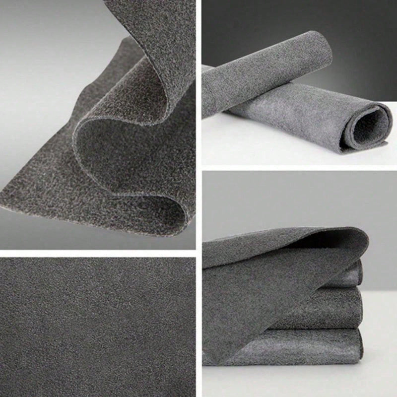 Paño de limpieza de poliéster para ventanas, espejos, coches, cocina, baño, grueso, sin rayas