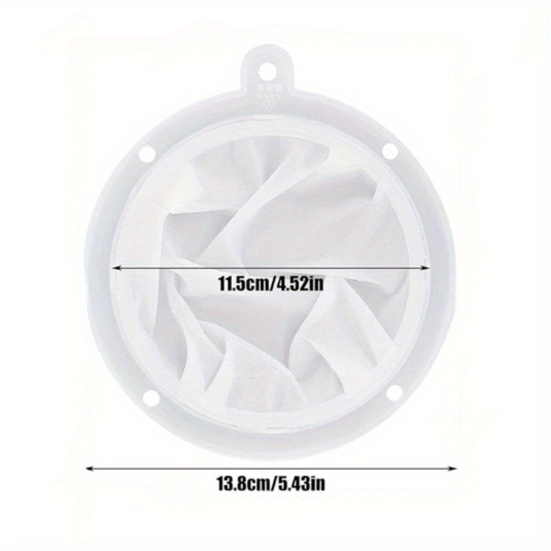 Ultra-ingich Nylon Kolandlar va Vino Filtrlar 2 ta to'plami - 12.7 sm oshxona funneli bilan mos keladi, sharbat, sut, qahva va yog'ni suzish uchun
