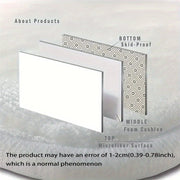 Neon Light Up Doormat Non-Slip Indoor Rug Polyester 8mm Thick Entryway Bedroom