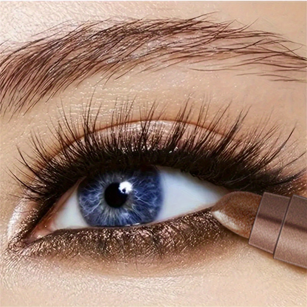 Women's Waterproof Pearlescent Eyeshadow and Eyeliner Pencil Glitter Nude