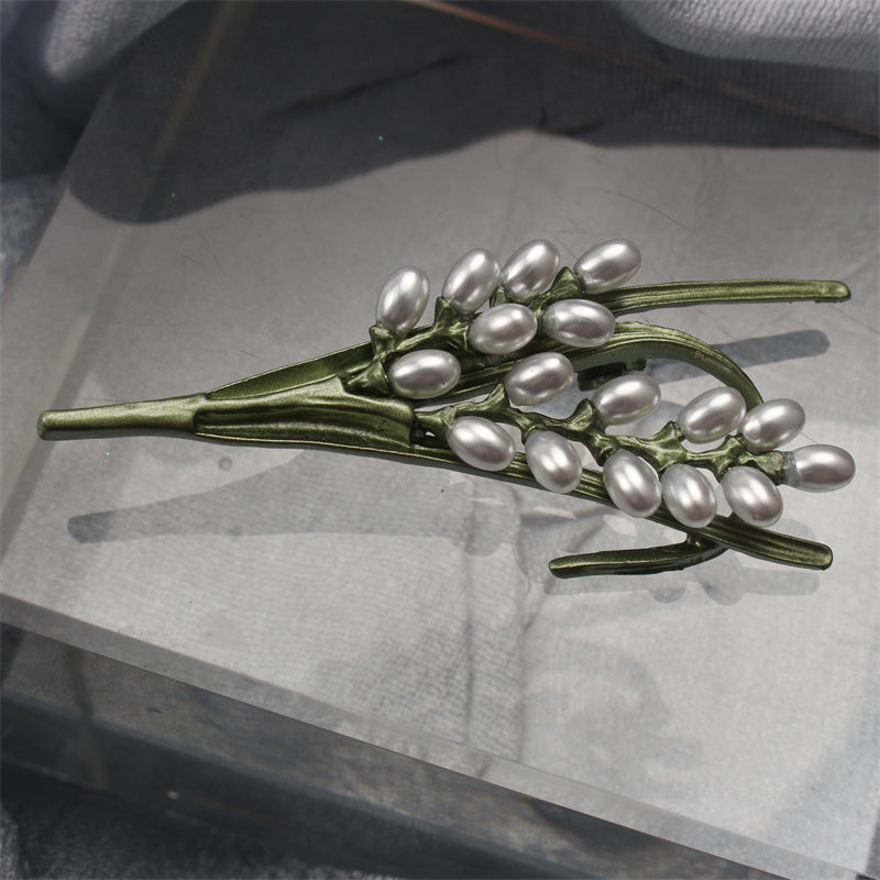 Rhinestone Plant Brooch for Women Jewelry Accessories for Apparel Purses Hats