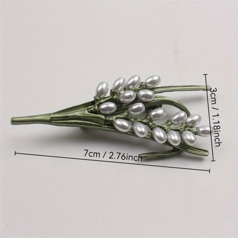 Rhinestone Plant Brooch for Women Jewelry Accessories for Apparel Purses Hats