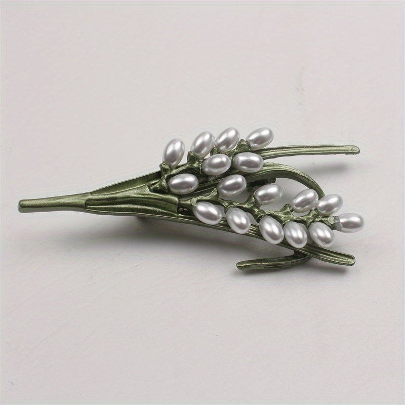 Rhinestone Plant Brooch for Women Jewelry Accessories for Apparel Purses Hats