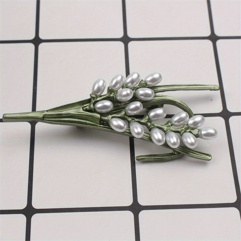Rhinestone Plant Brooch for Women Jewelry Accessories for Apparel Purses Hats