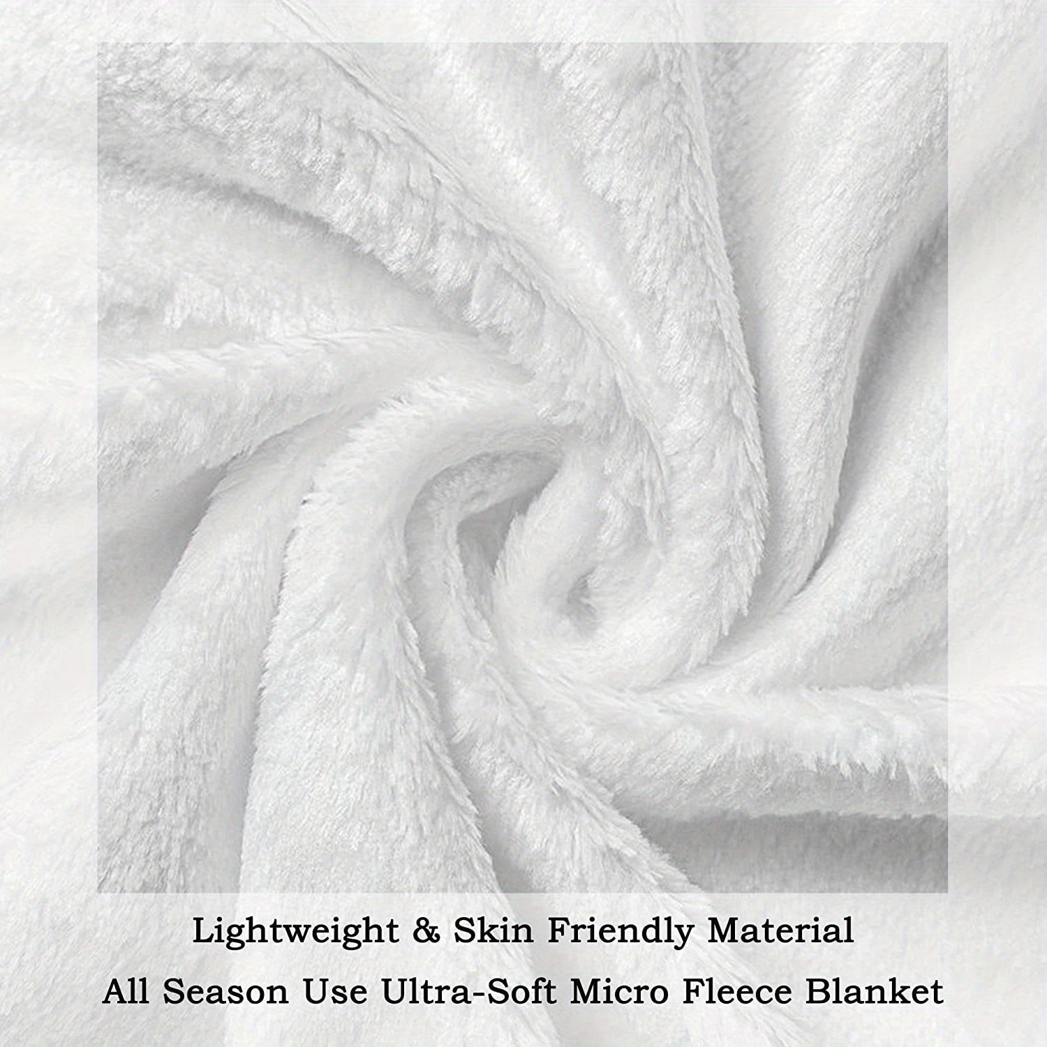 French-Inspired Flannel Throw Blanket for Couch Bed Travel Soft Cozy